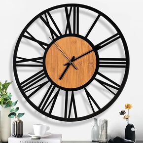 Clock Mechanism Replacement Kit with 24 Inch Clock Long Clock Hands Replacement Kit Mechanism for DIY Wall Clock Repair Parts Replacement, Clock Movement Parts Motor Replacement with 3 Set Hands