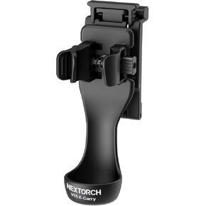 NEXTORCH Tactical Flashlight Holster Handheld Flashlight Holder Pounch with 360 Degree Rotation V55 (21-31mm Head Diameter,19-23mm Barrel Diameter Flashlight)(Small)