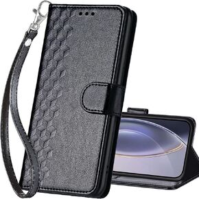 for iPhone 16 Pro Wallet case, Flip Folio Cover with Stand Feature for Women Men, PU Leather Phone Case Fit for iPhone 16 Pro 6.1'' [Rose Gold-Butterfly]