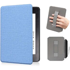 Case for 7 Inch Kindle Paperwhite 12th Gen 2024 and Kindle Colorsoft Signature Edition,Slim Light Shell Cover for All-New Kindle Paperwhite with Auto Wake/Sleep and Hand Strap Feature,Blue