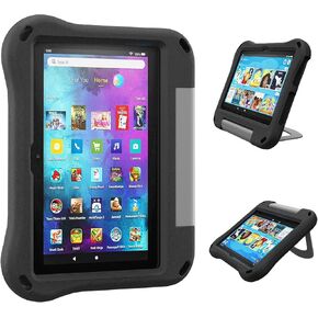 All-New 8 Plus Tablet case for Kids,Compatible 2024/2022 Tablet 8 Case,Not for iPad/Samsung/Onn/Andriod Tab - Auorld Shockproof Case Cover with Handle Stand for 8 inch Tablet-Black
