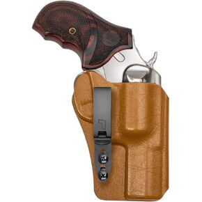 Tulster RATH IWB Revolver Holster fits: Ruger SP101 2.25" .357 Magnum | Ambidextrous Inside The Waistband Appendix Concealed Carry Kydex Holster