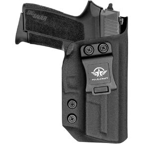 Sig SP2022 Holster IWB Kydex for Sig Sauer SP2022 Compact Holsters Concealed Carry - Inside Waistban Carry Concealed Holster Sig SP2022 Pistol Gun Case Accessories (Black, Right Hand)