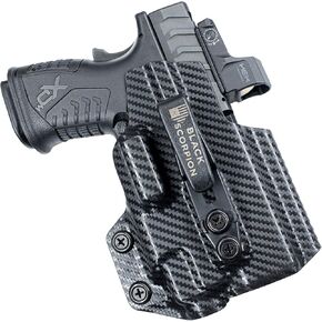 Inside The Waistband Belt Wing Tuckable Holster fits Springfield XD-M Elite 3.8'' w/Streamlight TLR-7 / TLR-8
