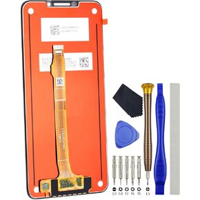 Full Display Screen for Huawei nova Y91 Enjoy 60X STG-LX1 STG-LX2 STG-AL00 LCD Screen Touch Digitizer Replacement Black 6.95"