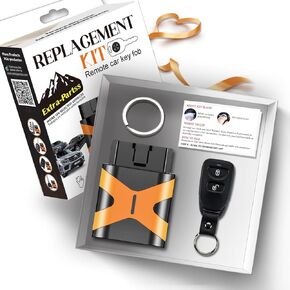OBD Key Tool and Remote Car Key Fob Replacement for Hyundai TQ8-RKE-4F14 fits Accent 2014 2015 2016 2017
