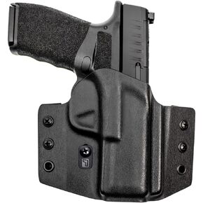 Tulster OWB Contour Holster in Right Hand fits: Springfield Armory Hellcat Pro | Optic Compatible Outside The Waistband Concealed Carry Kydex Holster