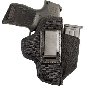 DeSantis Pro Stealth, Inside The Waistband Gun Holster, Padded Ballistic Nylon, Handcrafted Concealed Carry Holster, Fits SIG SAUER P365, P365 SAS, P365XL, And SPRINGFIELD HELLCAT, Ambidextrous, Black