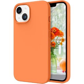 Telaso Compatible with iPhone 13 Case, Liquid Silicone Soft Gel Rubber iPhone 13 Phone Case Slim Fit Cover with Microfiber Lining Shockproof Protective Phone Cases for iPhone 13 6.1 inch, Baby Blue