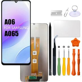 Replacement for Samsung Galaxy A06 LCD Screen for Samsung A065 SM-A065F SM-A065F/DS SM-A065M SM-A065M/DS Touch Screen Digitizer Assembly LCD Display with Repair kit