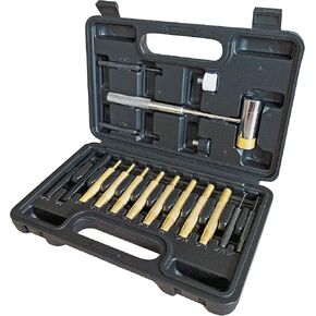 HimaPro Punch Set with Brass, Steel, Plastic Punches and a Punch Set Hammer with 4 Detachable Heads for Gunsmithing Maintenance