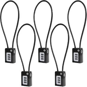 HOX 3 Digit Combination Gun Lock, Cable Lock for Pistols Handguns Rifles and Shotguns, for Home Firearm Locking and Safety