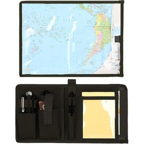 Map Case,Tactical Notebook,Waterproof map case Multifunctional Map Case for Military Hiking, Tactical, Outdoor Activities (CP)
