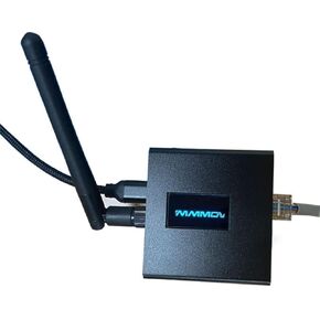 MMDVM Nano Hotspot - Portable NanoPi NEO with NanoHat OLED MMDVM with External WiFi Module | Allwinner H3 RAM 512MB Ubuntu Ready | Supports C4FM YSF NXDN DSTAR P25 DMR | CNC Alloy Case Heatsink