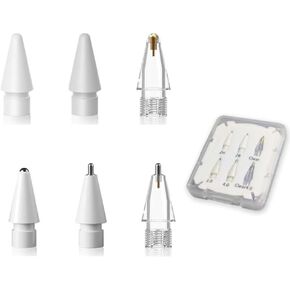 LOVE MEI Replacement Pencil Tips for Apple Pencil Pro,Upgraded Pencil Tips fit for Apple 2nd 1st Gen USB-C,and Logitech Crayon Digital Pencil,Pencil Tips Pad Pro Pencil Tips case