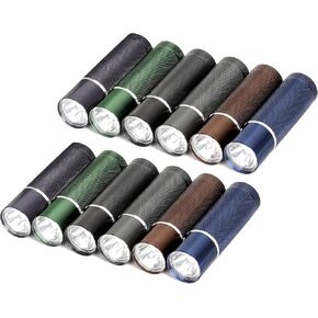 FASTPRO 12-Pack Mini Flashlights Set, Aluminum LED Flashlights with AAA Batteries Included & Pre-Installed, Super Bright 100 Lumen Flashlight for Party Favors, Kids Gift, Camping, Hurricane Supplies