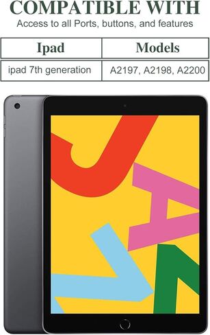 iPad 9th Generation Case, iPad 8th Generation Case, iPad 7th Generation Case, iPad 10.2 Case for Girls Women, iPad Cover 9th Generation Adjustable Viewing Stand Auto Wake/Sleep, Pink CompositionBook in Kuwait