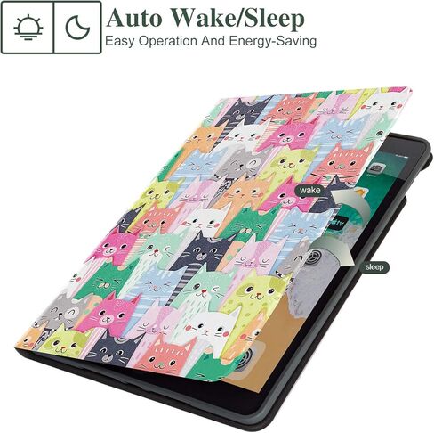 iPad 9th Generation Case, iPad 8th Generation Case, iPad 7th Generation Case, iPad 10.2 Case for Girls Women, iPad Cover 9th Generation Adjustable Viewing Stand Auto Wake/Sleep, Pink CompositionBook in Kuwait