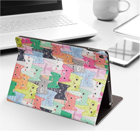 iPad 9th Generation Case, iPad 8th Generation Case, iPad 7th Generation Case, iPad 10.2 Case for Girls Women, iPad Cover 9th Generation Adjustable Viewing Stand Auto Wake/Sleep, Pink CompositionBook in Kuwait