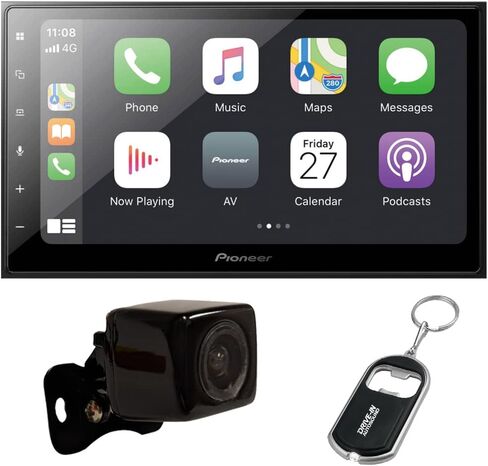 جهاز استقبال الوسائط المتعددة الرقمي Pioneer DMH-2660NEX مقاس 6.8 بوصة (لا يقوم بتشغيل الأقراص المضغوطة) مع بلوتوث وكاميرا احتياطية in Kuwait