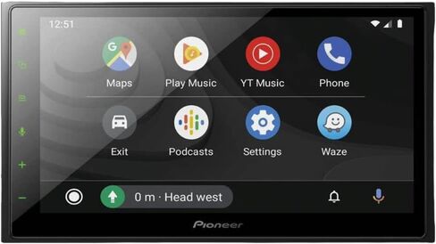 جهاز استقبال الوسائط المتعددة الرقمي Pioneer DMH-2660NEX مقاس 6.8 بوصة (لا يقوم بتشغيل الأقراص المضغوطة) مع بلوتوث وكاميرا احتياطية in Kuwait