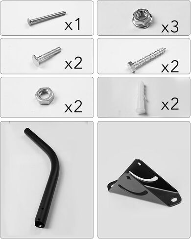 ANTOP Antenna Mount J Pole 19 Inches TV Antenna Pole with Adjustable Angle - Suitable for Indoor Outdoor Antenna, Yagi Antenna, Weather Startion, Satellite Dish, AT-723 in Saudi Arabia
