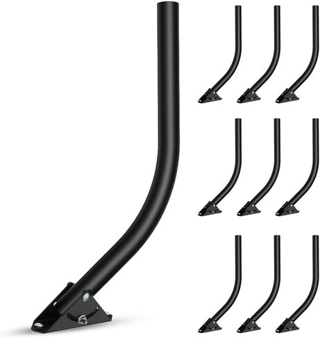 ANTOP Antenna Mount J Pole 19 Inches TV Antenna Pole with Adjustable Angle - Suitable for Indoor Outdoor Antenna, Yagi Antenna, Weather Startion, Satellite Dish, AT-723 in Saudi Arabia