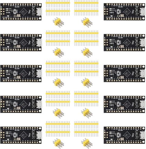 10 قطع من AITRIP MH-Tiny ATTINY88 لوحة تطوير صغيرة 16 ميجا هرتز /Digispark ATTINY85 مطورة/Nano V3.0 ATmega328 ممتدة متوافقة مع Arduino IDE 1.0+ (OSX/Win/Linux) in Saudi Arabia