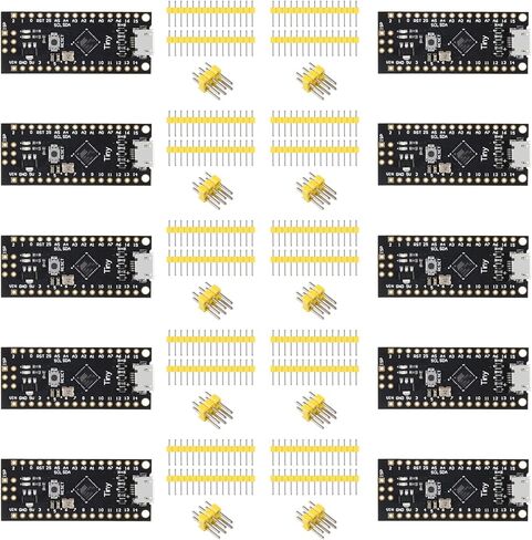 10 قطع من AITRIP MH-Tiny ATTINY88 لوحة تطوير صغيرة 16 ميجا هرتز /Digispark ATTINY85 مطورة/Nano V3.0 ATmega328 ممتدة متوافقة مع Arduino IDE 1.0+ (OSX/Win/Linux) in Saudi Arabia