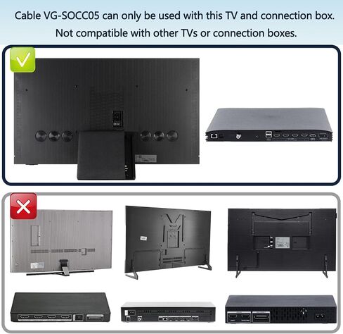 One Connect Cable VG-SOCC05 5 meters/16.4ft Compatible with Samsung OLED 4K TV 55'' 65'' 77'' S95D S95C Series QN55S95CAT QN65S95D QN77S95D (QN77S95C, 2023 Model) in Saudi Arabia