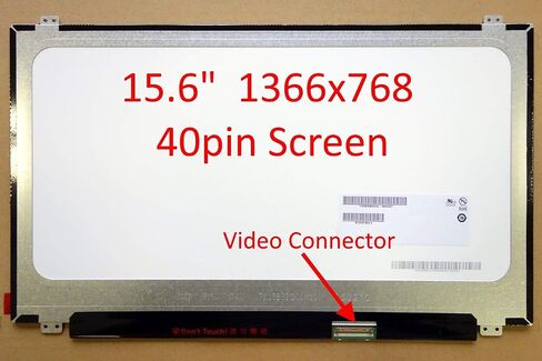 شاشة بديلة LCD جديدة عالية الدقة 1366 × 768 (بدون لمس) 15.6 بوصة 40 دبوس لامعة لسلسلة Dell Latitude 3540 E5540/E6540 لتطبيق الكمبيوتر المحمول/الشاشة/الشاشة/LCD in Saudi Arabia