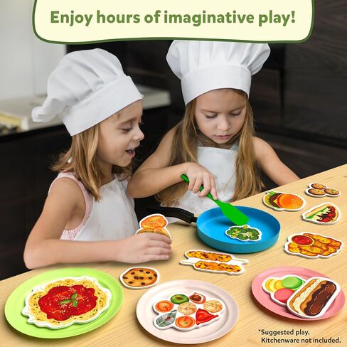 مجموعة بقالة Skillmatics Pretend Play - 10 حاويات، أكثر من 100 قطعة طعام لعب للعب الأطفال، ملحقات المطبخ للعب العودة إلى المدرسة، ألعاب المطبخ، الفواكه والخضروات، هدايا للأطفال والأطفال الصغار من سن 3 إلى 7 سنوات in Kuwait