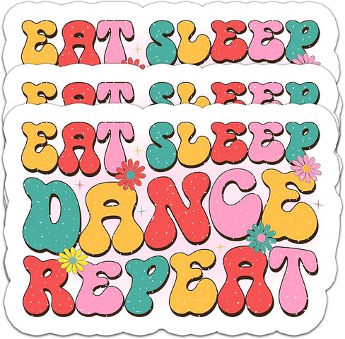 (3 قطع) ملصق من الفينيل لفصل الرقص المستقيم من Outta ملصق تحفيزي للرقص مضحك هدية راقصة لمحبي الرقص من الفينيل للكتب، والكمبيوتر المحمول، وزجاجات المياه، والأكواب، وسجلات القصاصات، 3 بوصات × 2.9 بوصة in Kuwait