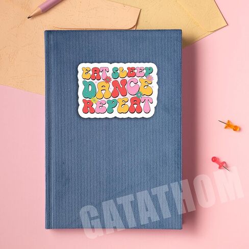 (3 قطع) ملصق من الفينيل لفصل الرقص المستقيم من Outta ملصق تحفيزي للرقص مضحك هدية راقصة لمحبي الرقص من الفينيل للكتب، والكمبيوتر المحمول، وزجاجات المياه، والأكواب، وسجلات القصاصات، 3 بوصات × 2.9 بوصة in Kuwait