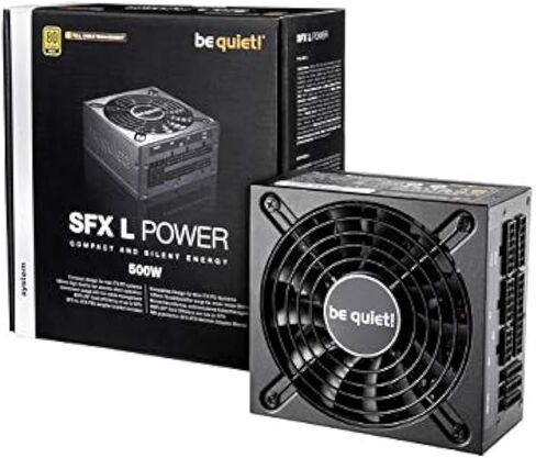 be quiet! SFX L Quiet Performance Power 600W 80 Plus Gold Quiet Performance Power Supply for Mini ITX Pcs and Compact Gaming Systems | BN639 in Kuwait
