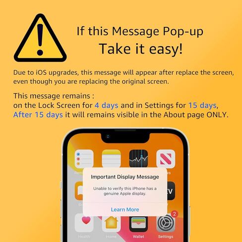 Yodoit for iPhone 12/12 Pro Screen Replacement OLED Display Kit 3D Touch 6.1 Inch Glass [Not LCD] with Repair Tool and Screen Protective Film, A2172, A2341 in Kuwait