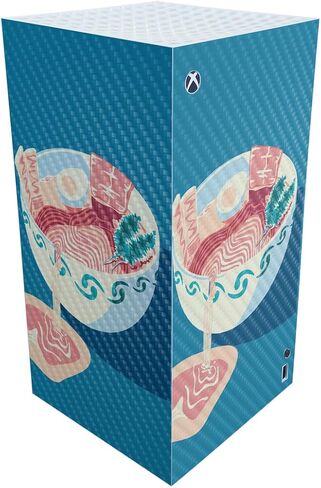 Carbon Fiber Gaming Skin Compatible with Microsoft Xbox Series X Digital Edition - Ramen Bowl - Premium 3M Vinyl Protective Wrap Decal Cover - Easy to Apply | Crafted in The USA by MightySkins in Saudi Arabia
