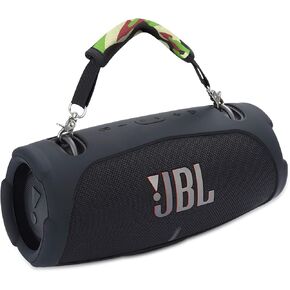 khanka Silicone Case + Removable Speaker Handle Strap Replacement for JBL Xtreme 3 Portable Waterproof Wireless Bluetooth Speaker (Camouflage Handle Strap)