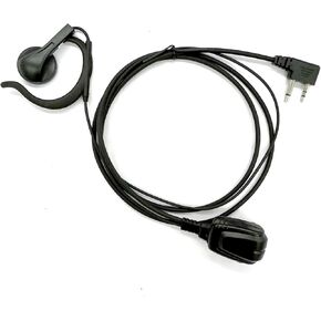 G-Shaped Walkie Talkie Earpiece with Mic PTT for Midland GMRS/FRS LXT500VP3 LXT600VP3 GXT1000VP4 GXT1050VP4 GXT1000XB X-TALKER T10 T71VP3 T51VP3 HC-32 Radio
