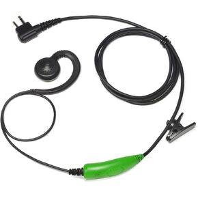 C- Shape Earpiece, Heasdset for Motorola CP200 Walkie Talkie Headset with Mic for CP200d CLS1110 CLS1410 DTR650 DTR410 CLS1413 CP185 (Red)