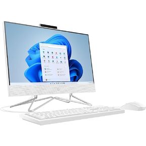 HP Newest 21.5 inch All-in-One Desktop PC, FHD Display, 32GB RAM, 1TB SSD, Intel Dual-Core Processor, Webcam, Bluetooth, Mouse and Keyboard, Windows 11
