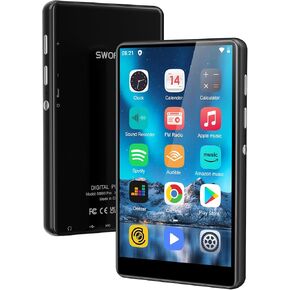 80GB Music Player, Mp3 & Mp4 Player with Bluetooth and WiFi with 4" IPS Touch Screen Digital Audio Players, M503 Pro Spotify Player with Amazon Music, Audible, Chrome Browser, Support Up 512GB