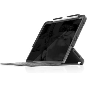 STM Dux Shell Magic Folio for iPad Pro 11" (4th/3rd/2nd/1st Gen) - Ultra Protective Case with Apple Pencil Storage - Black (stm-222-295KZ-01)