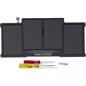 A1466 Battery Replacement for MacBook Air 13 inch A1466 (2017,Early 2015 2014,Mid 2013 2012),A1369 (Late 2010,Mid 2011),for Apple MacBook Air A1496 A1377 A1405 Battery(EMC:2925,2632,2469)