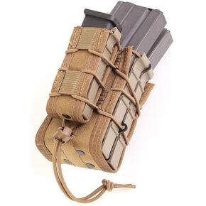 High Speed Gear | X2RP Magazine Taco Pouch| MOLLE Compatible Backing | Holds 2 Rifle Magazines and 1 Pistol Magazine
