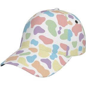 Cute Cow Print Baseball Snapback Hats Men Women Cute Cow Adjustable Trucker Baseball Caps & Hats