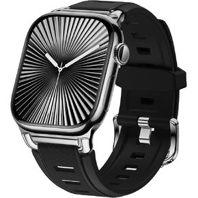Suitisbest Bands Compatible with Apple Watch Bands for Women 38mm 40mm 41mm 42mm 44mm 45mm 46mm 49mm Men, Waterproof Soft Silicone Sport Band Straps for iWatch Series 11 10 9 8 7 6 5 4 SE Ultra in Saudi Arabia
