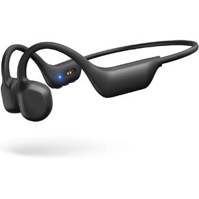 Bone Conduction Headphones Bluetooth 5.3 Open Ear Headphones with Mic, 7H Playtime Wireless Headphones, IPX5 Sweatproof Lightweight Sports Headset for Running, Cycling, Walking