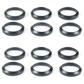 TACFUN 12 PCS Steel Crush Washers for 5/8" x24 Thread Muzzle Device Alignment Pack of 12