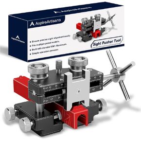 Sight Pusher Tool, Precision Front and Rear Sight Removal Tool for Universal Sight Adjustment, Sight Pusher Tool for 1911, Glock, and More